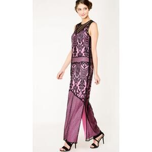 juicy couture embroidered mesh maxi dress Juicy Couture 'Angel' Silk Embroidered Maxi Dress - Sz XS - Beautiful &  Elegant!